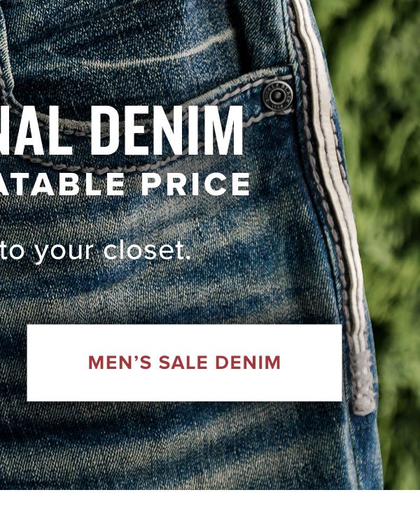 Shop Men's Sale Denim