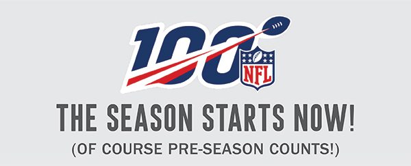 THE SEASON STARTS NOW! (OF COURSE PRE-SEASON COUNTS!)