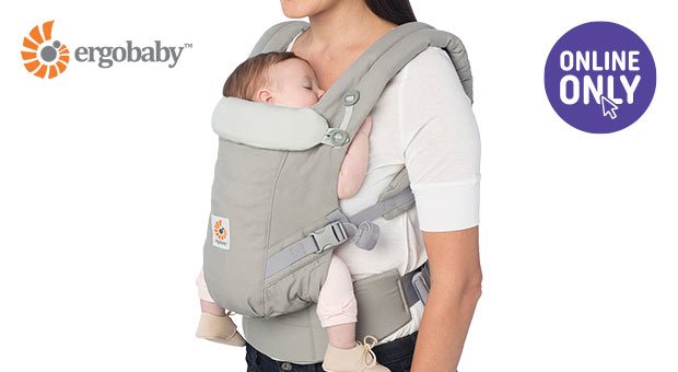 ErgoBaby Original Adapt Pearl Grey Baby Carrier
