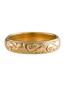 18K Textured Band