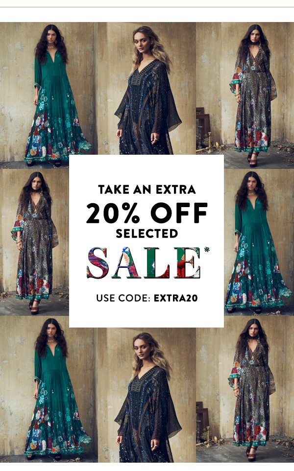 SHOP TAKE A FURTHER 20% OFF