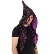 Purple Wizard Alchemy Hood