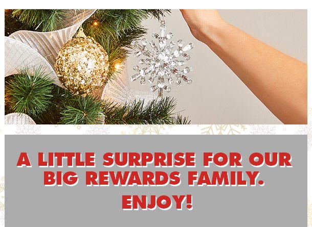 Surprise for our Big Rewards family