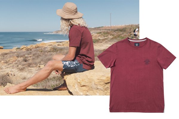 Kolton in the Sea Lice Tee and Mirage 3/2/One Boardshorts