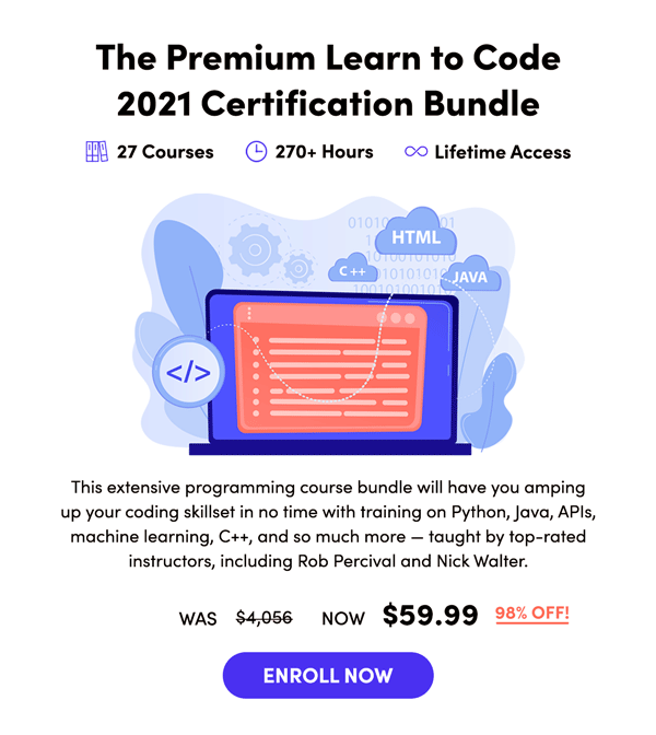 Learn To Code 2021 Bundle | Enroll Now 