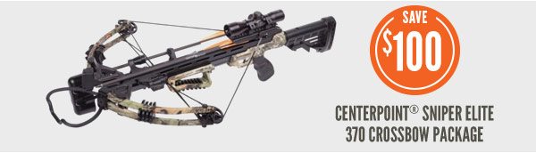CenterPoint Sniper Elite 370 Crossbow Package