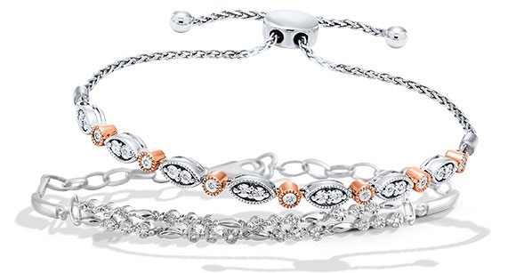 Diamond Stackable Bracelets