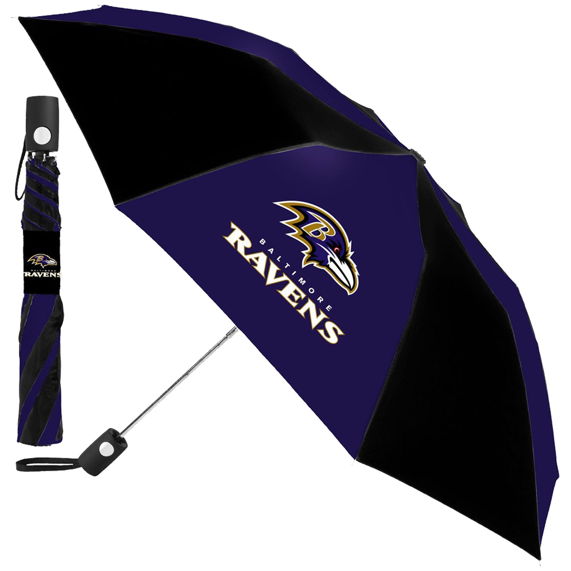 WinCraft Purple/Black 42" Folding Umbrella