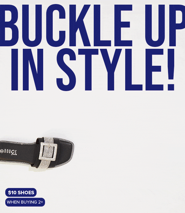 BUCKLE UP IN STYLE!