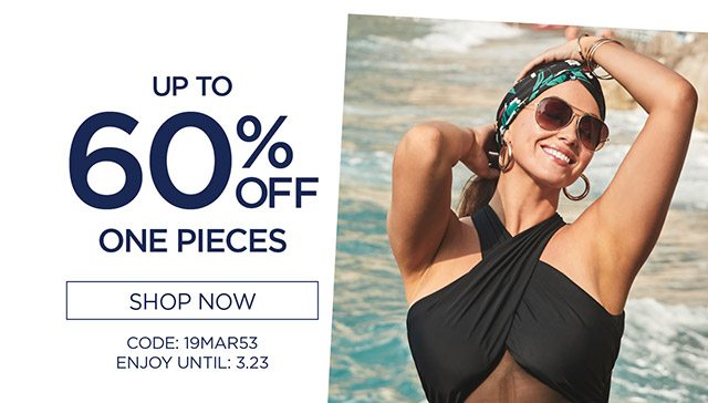 Up To Up to 60% Off One Pieces