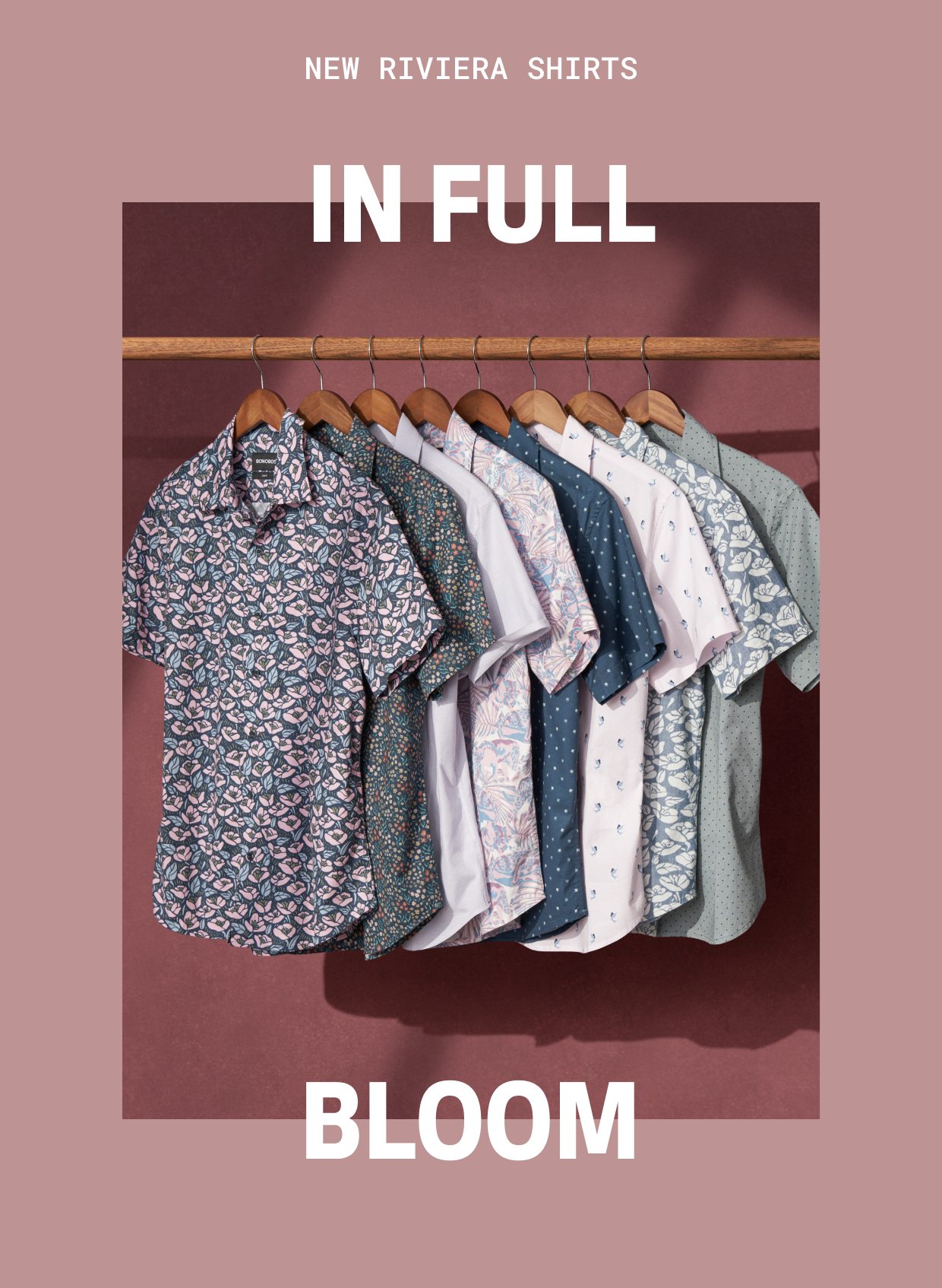 New Riviera Shirts in Full Bloom