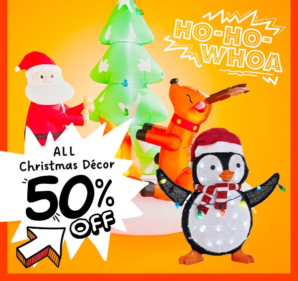 All Christmas Decor 50% Off