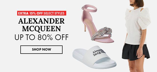 Extra 15% Off Select Alexander Mcqueen