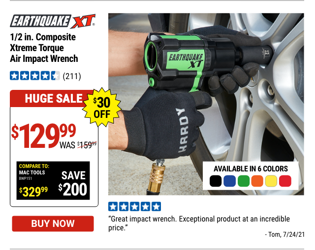 1/2 in. Composite Xtreme Torque Air Impact Wrench, Green