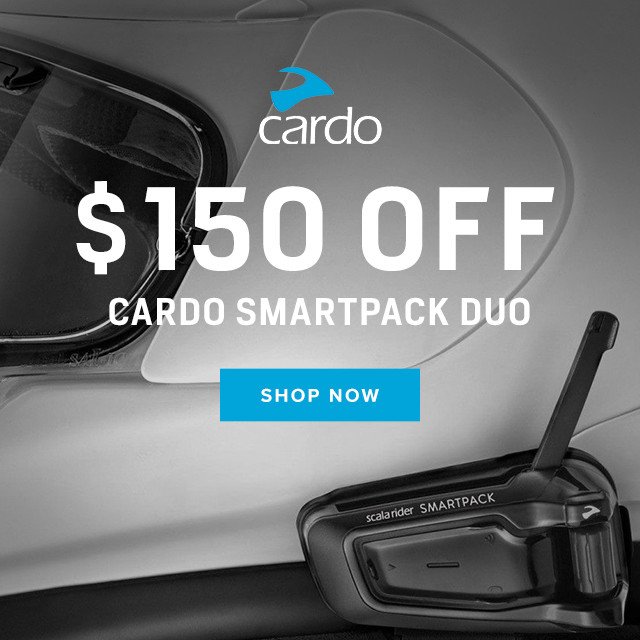 $150 Off - Cardo Smartpack Duo - Shop Now