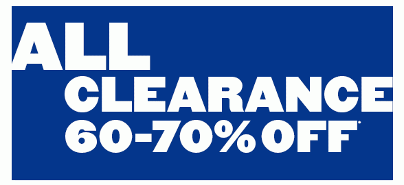 All Clearance 60-70% Off