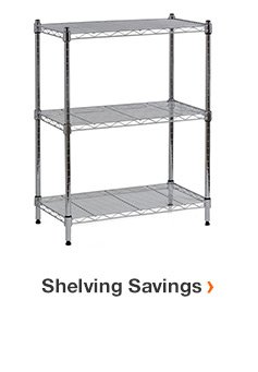 Shelving Savings