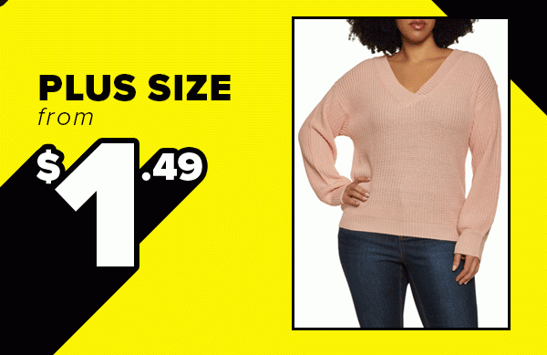 Plus Size from $1.49