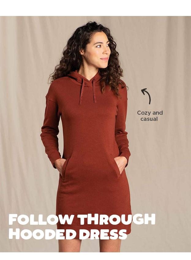 Follow Through Hooded Dress