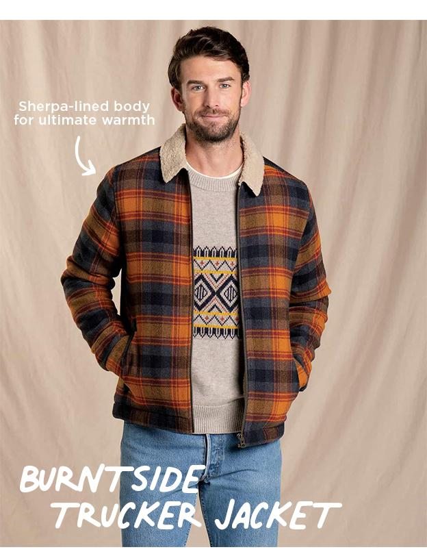 Men's Burntside Trucker Jacket in Harvest