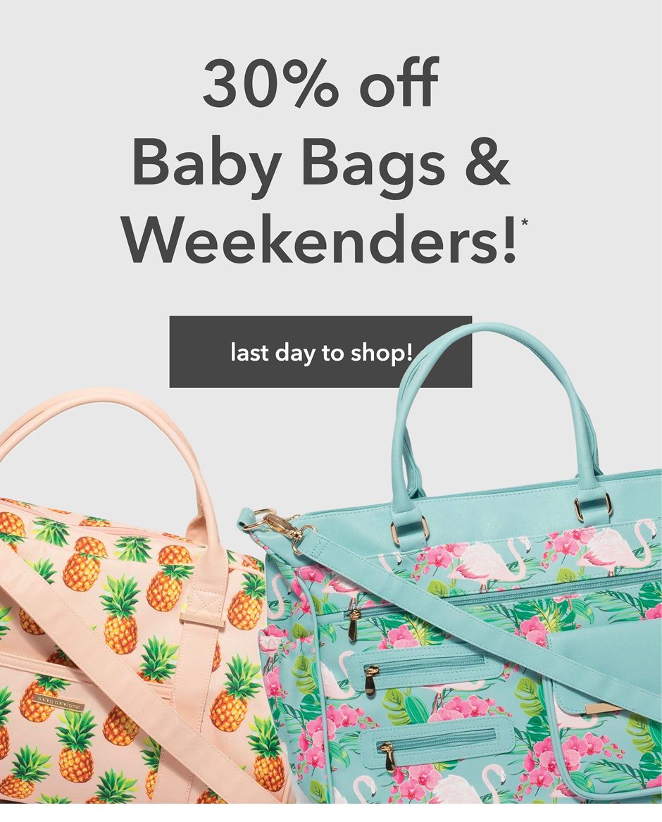 Shop 30% Off Baby Bags & Weekenders