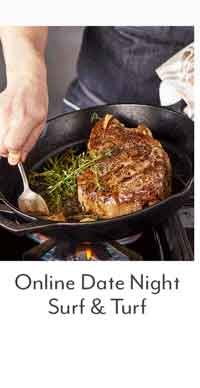 Online Date Night: Surf and Turf (Eastern Time)