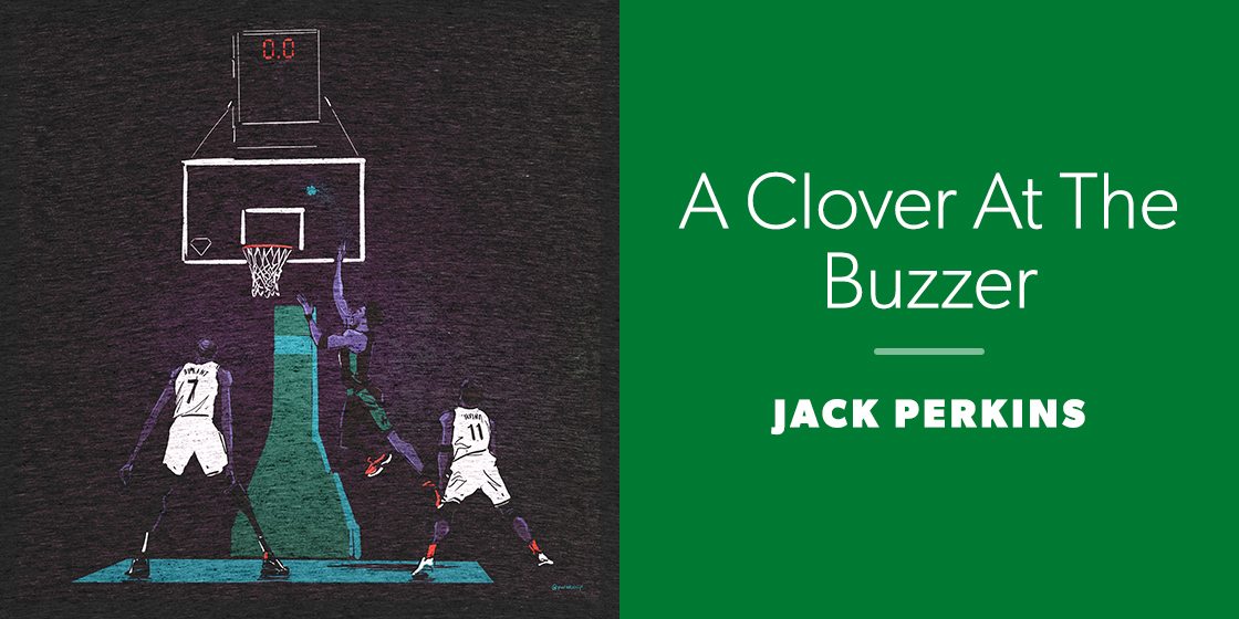 A Clover At The Buzzer by Jack Perkins