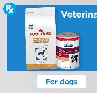 Veterinary diets. For dogs.