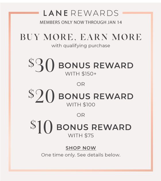 Earn Lane Rewards