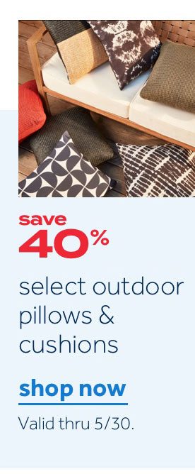 select outdoor pillows & cushions