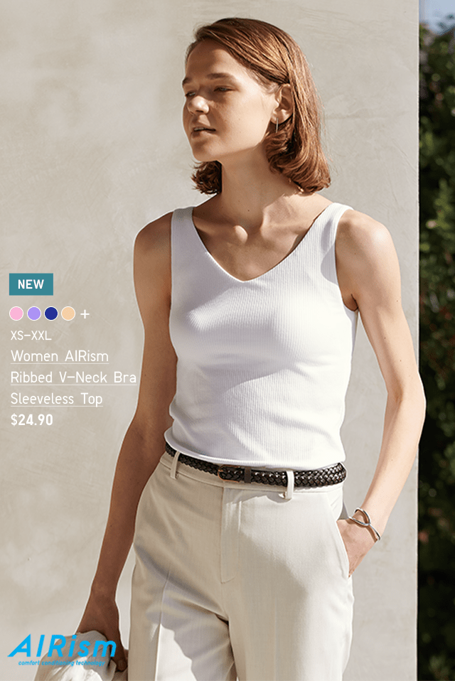 New top styles! Spring bra tops and polos to wear now - Uniqlo USA