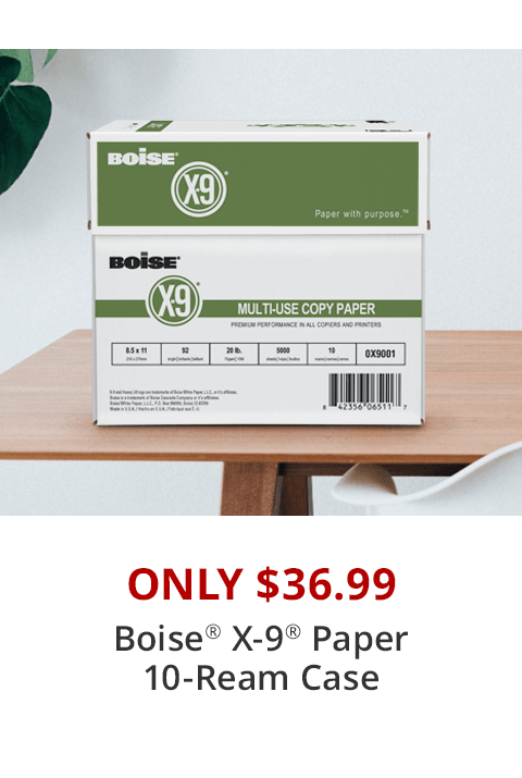 $36.99 Boise® X-9® 10 Ream Paper Case