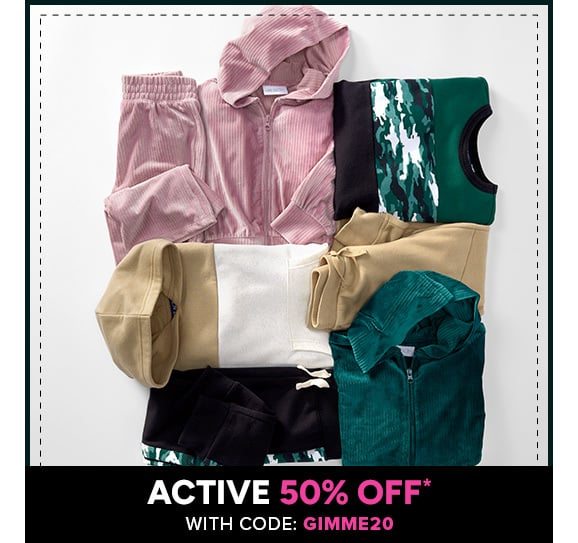 50% off Active