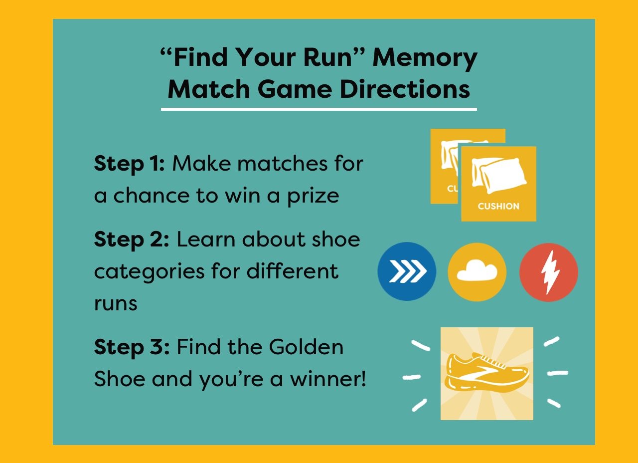 Find Your Run Memory Match