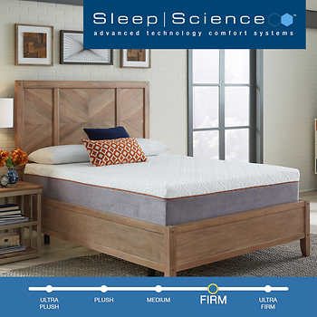 Sleep Science 14-inch Copper Infused Firm Memory Foam Mattress