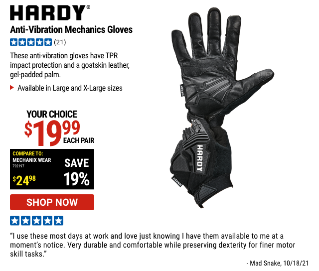 Anti-Vibration Mechanics Gloves