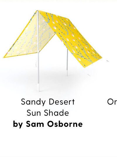 Sandy Desert Sun Shade by Sam Osborne