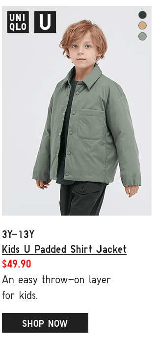 PDP6 - KIDS U PADDED SHIRT JACKET