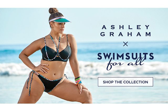 Ashley Graham x Swimsuits for all - Shop The Collection
