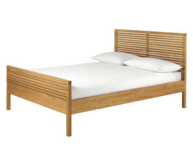 Oiled Oak Double Bed Frame