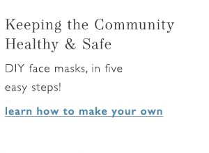DIY face masks.