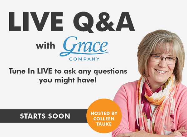 Quilting Q&A with Mark Martin of Grace Co. LIVE at 10:00 a.m. CT