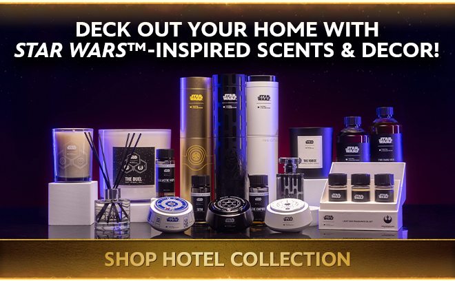 Deck Out Your Home With Star Wars-Inspired Scents & Decor!, Shop Hotel Collection