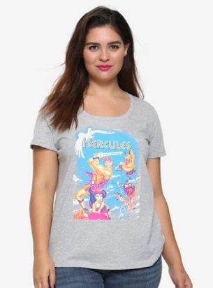 HERCULES MOVIE POSTER TEE PLUS SIZE