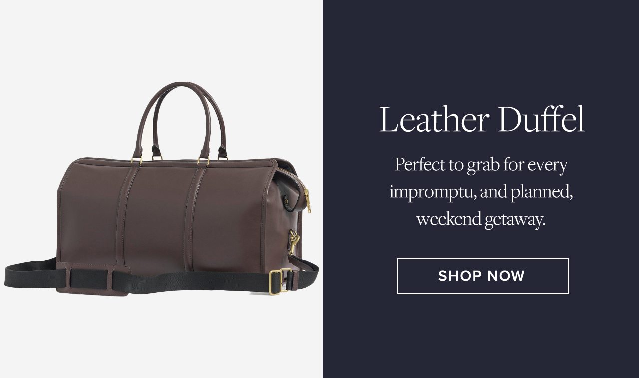 Leather Duffel