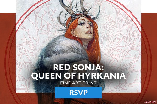 Red Sonja: Queen of Hyrkania Fine Art Print (Sideshow)