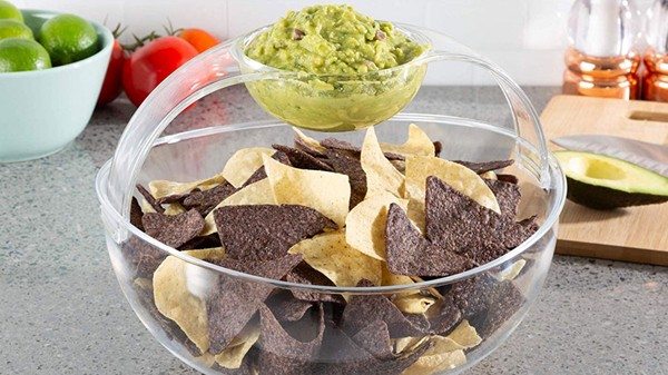 Shatter-Resistant Chip & Dip Bowl