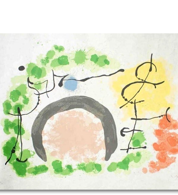 Joan Miró, Le Lézard aux plumes d'or, 1971