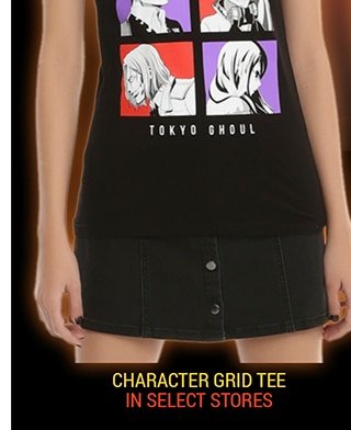 Character Grid Tee In Select Stores