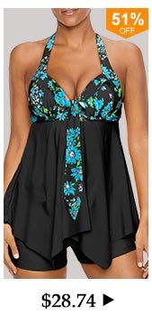 Round Neck Sleeveless Printed Black Dress